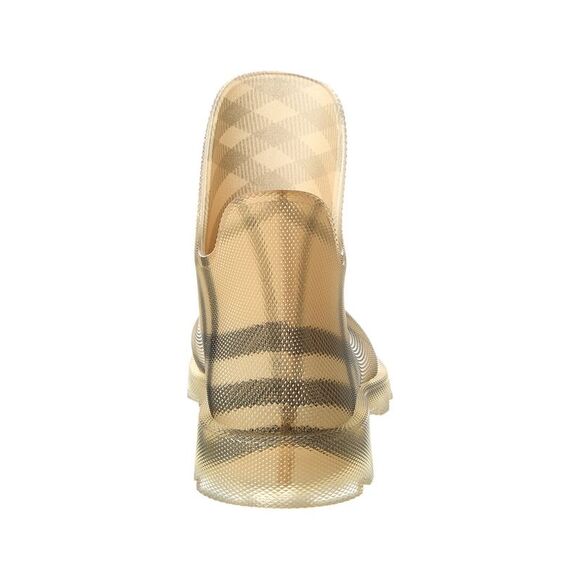 Burberry Check Marsh Low Rubber Boot, Brown - Picture 3 of 5